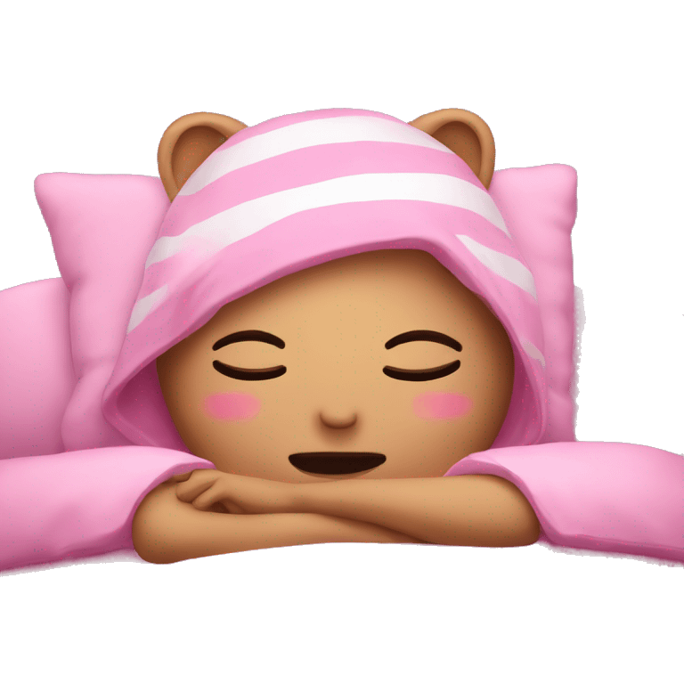 Pink goodnight zzz  emoji