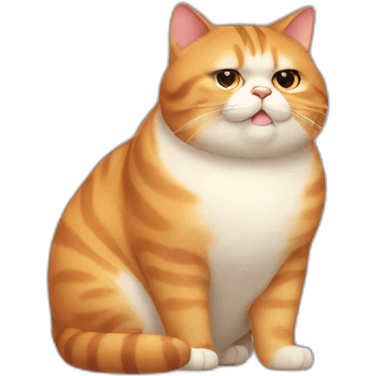 Fat cat emoji