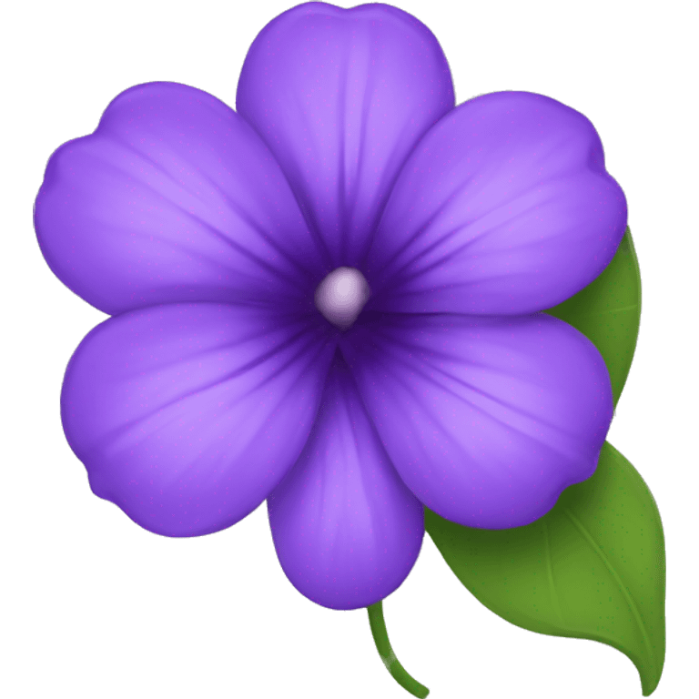 violet flower emoji