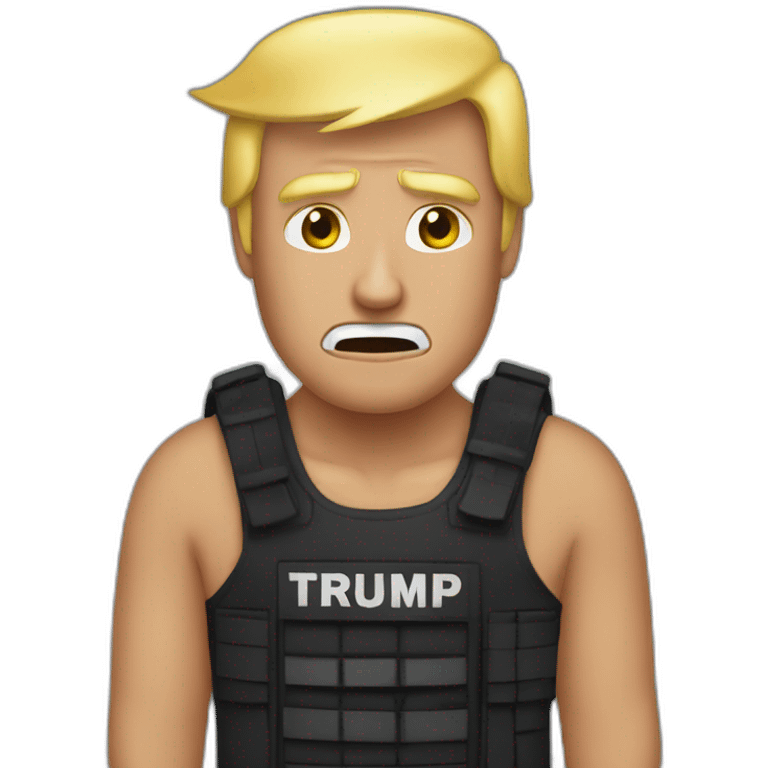 donald-trump-arrested emoji