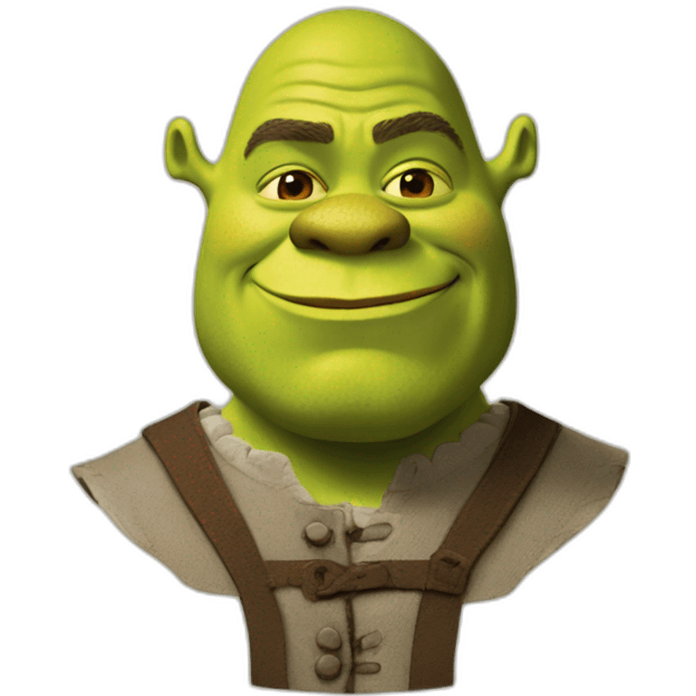 Shrek dans son marais emoji