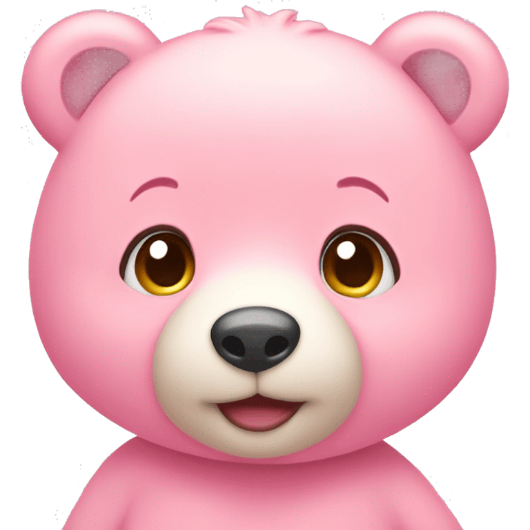 Baby pink bear emoji