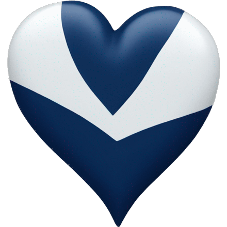 navy blue heart emoji