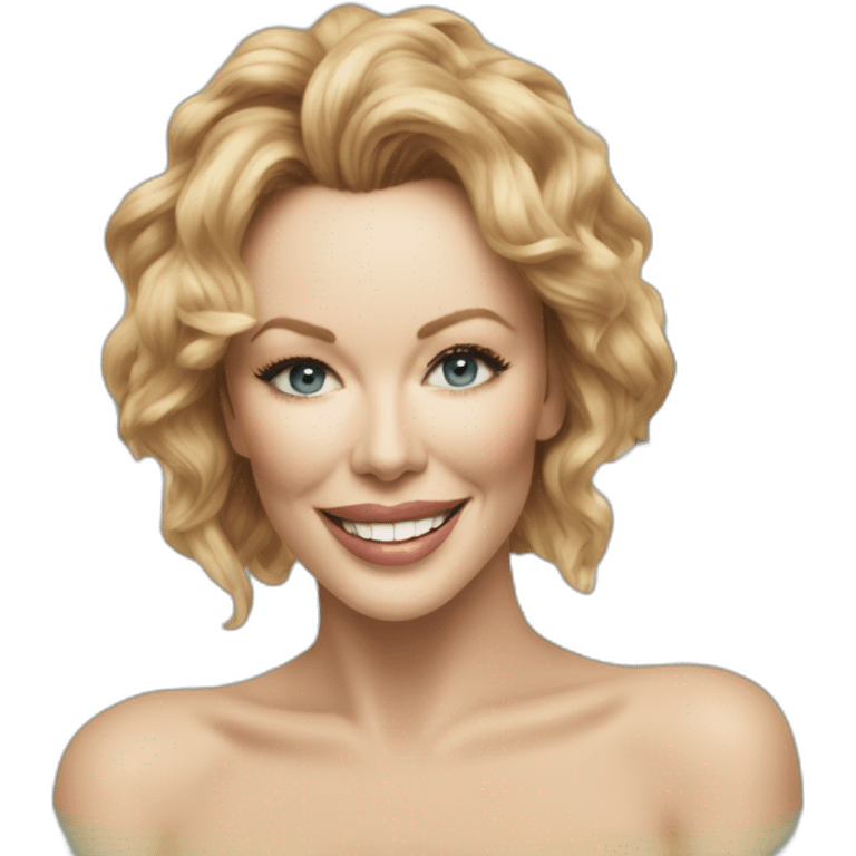 kylie minogue in the mother lake emoji