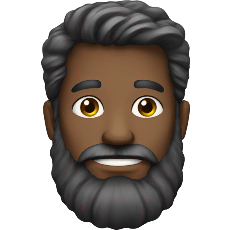 portrait of a bearded man emoji