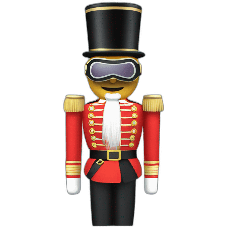 nutcracker in vr headset full body emoji