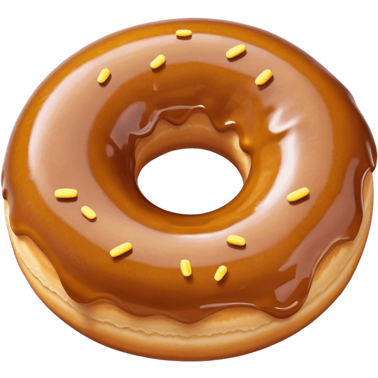 Glazed donut emoji