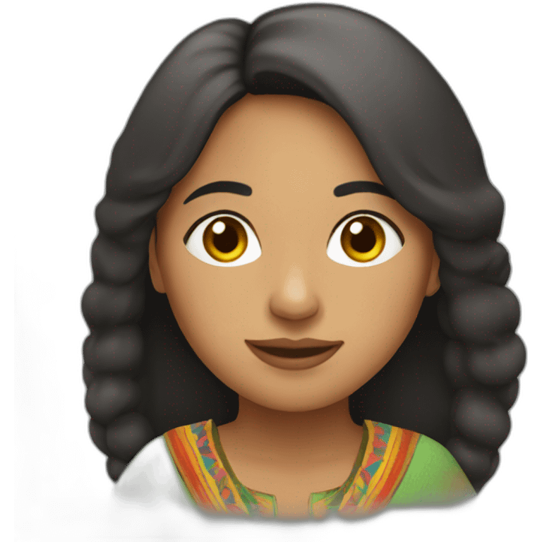 Peruvian-woman emoji