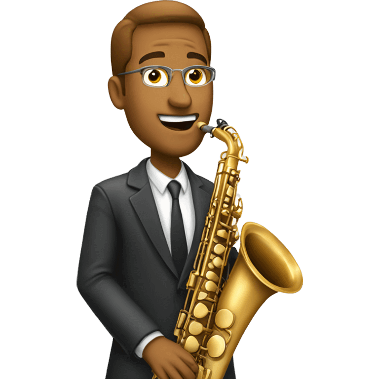 tenor saxophone  emoji