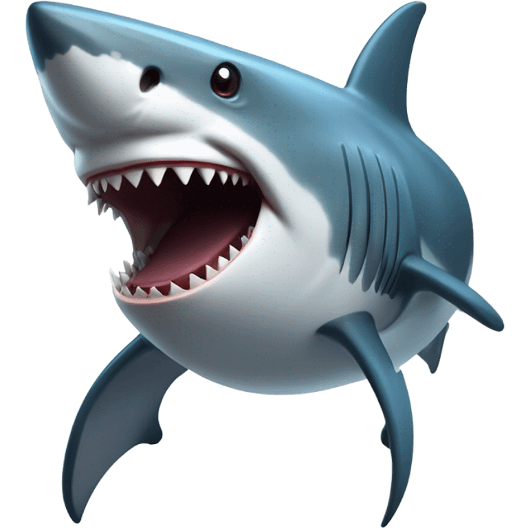 Shark fighting  emoji