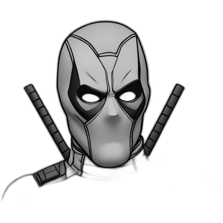 Deadpool drawing emoji