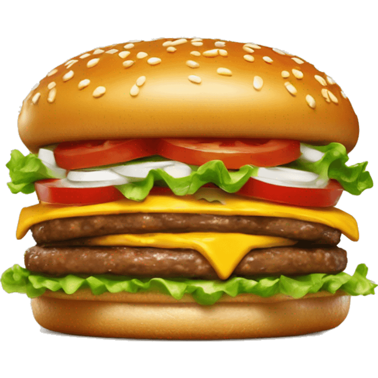 one juicy whopper burger king emoji