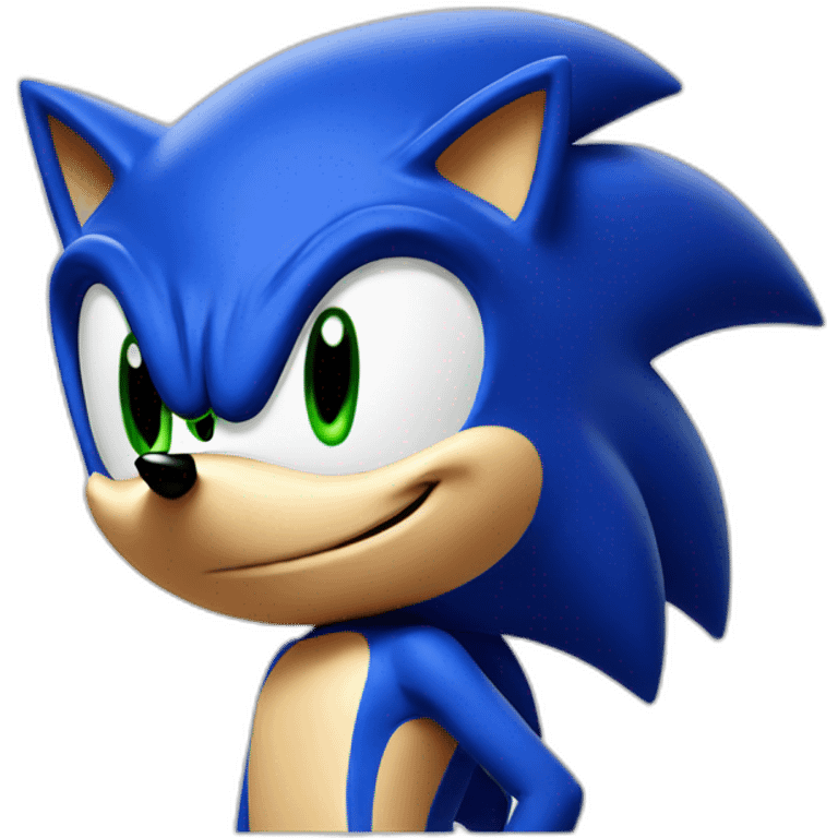 the sonic hedgehog emoji