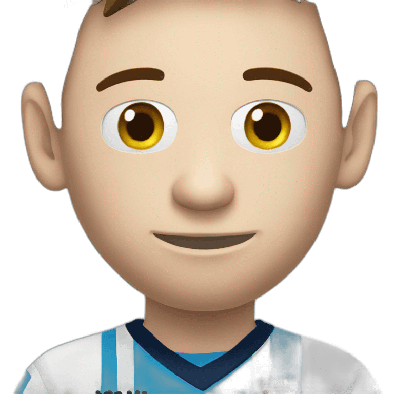 Messi with world cup emoji