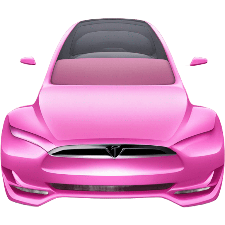 Pink tesla  emoji