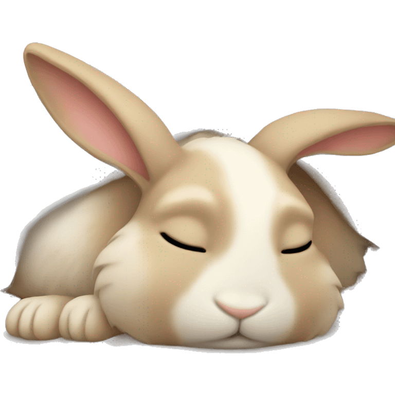 Sleeping bunny emoji