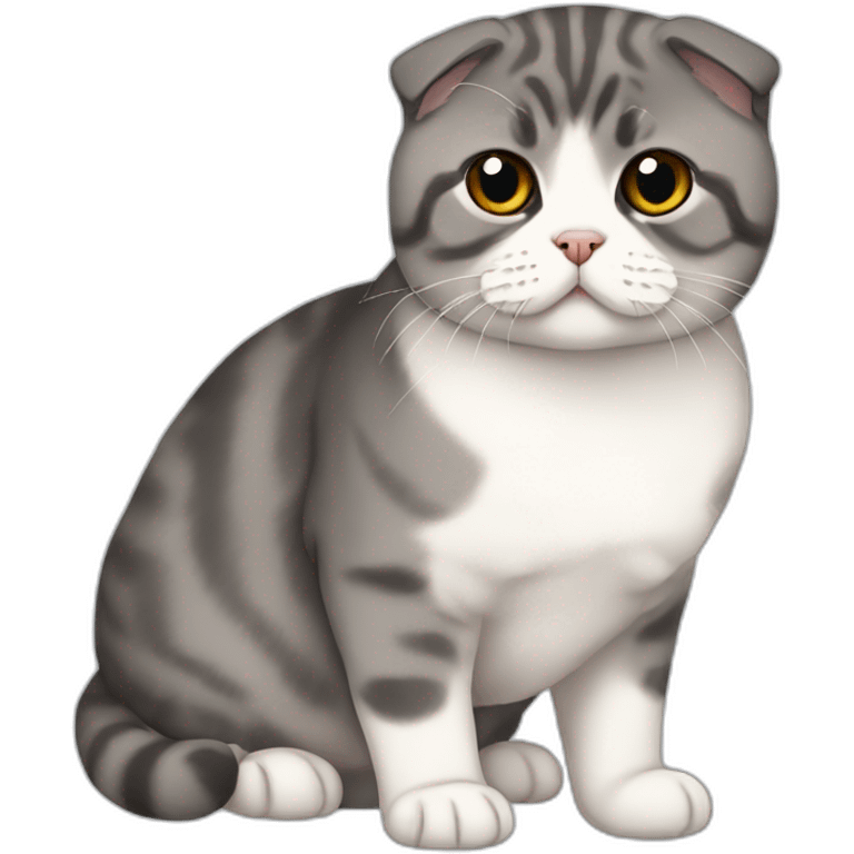 Scottish fold emoji