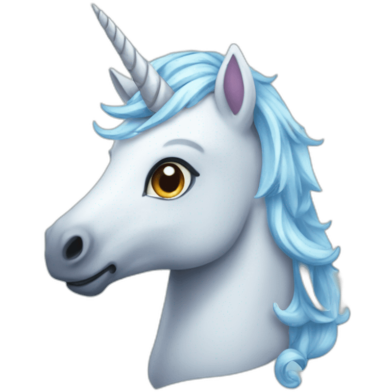 Ice Magic unicorn emoji