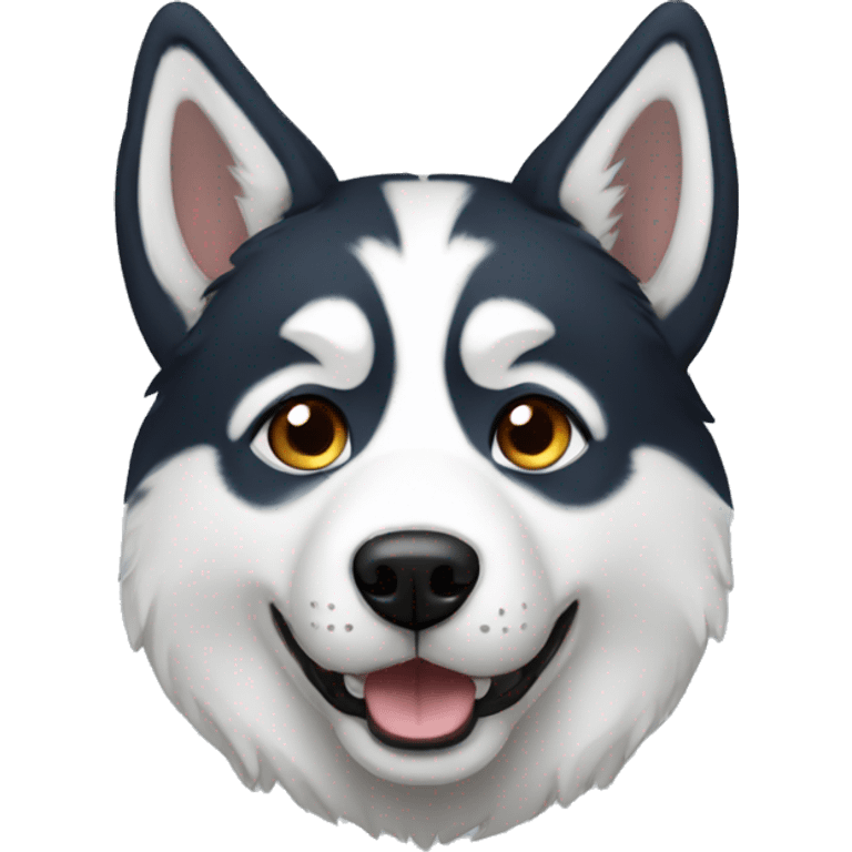 Perro husky emoji