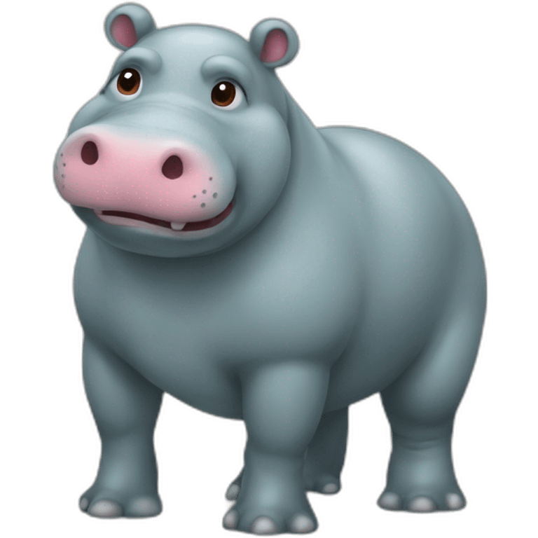 hippopothame-infirmier  emoji