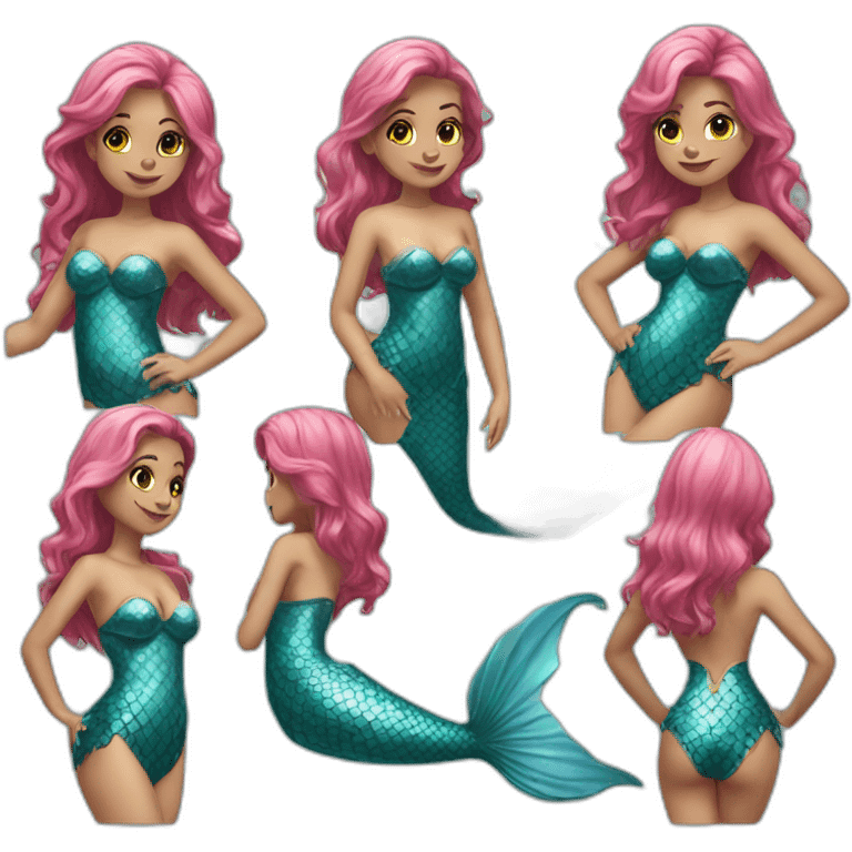 mermaid-girl-lingere emoji