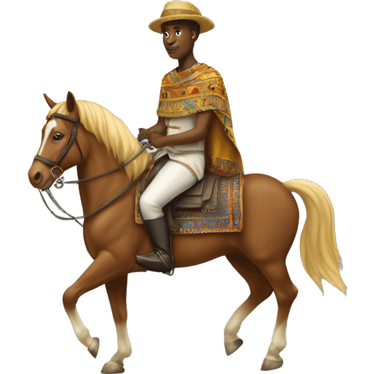 Kisekedi sur un cheval  emoji