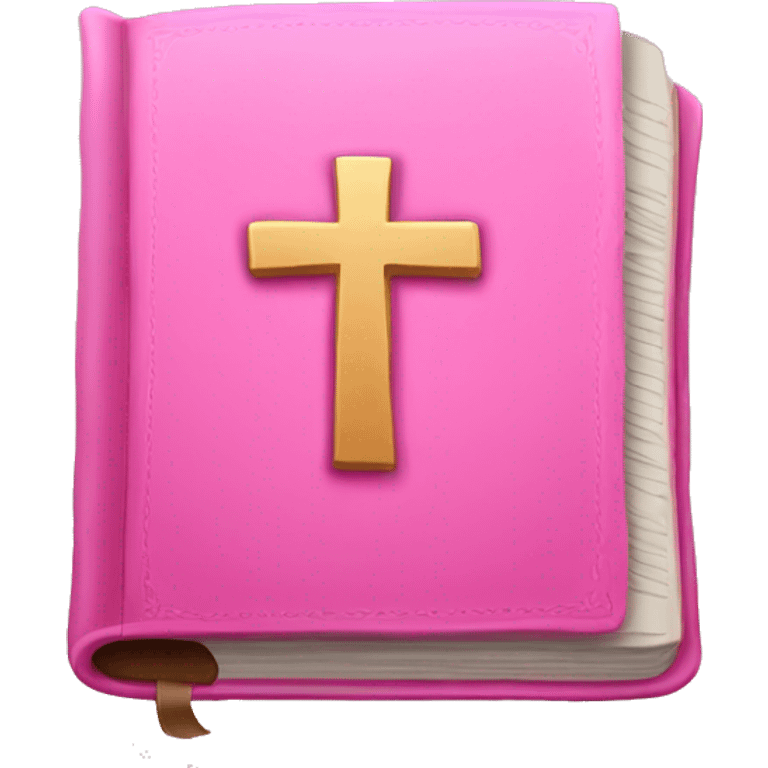 pink bible emoji emoji