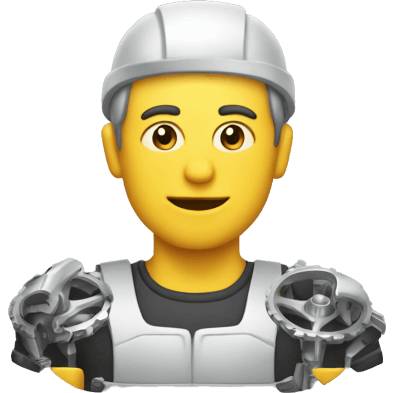 Car mechanical man emoji