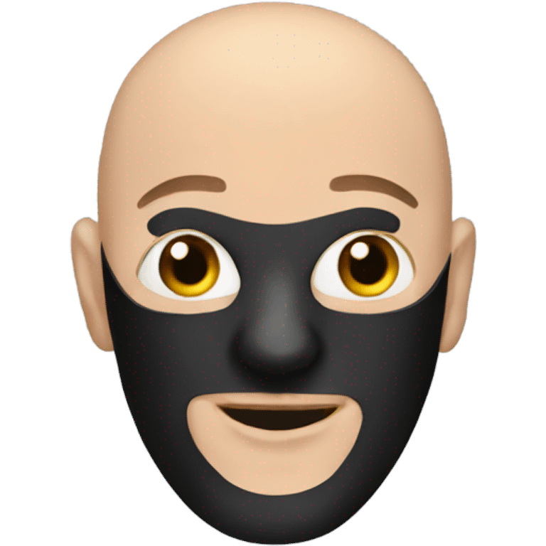 bald masked man  emoji