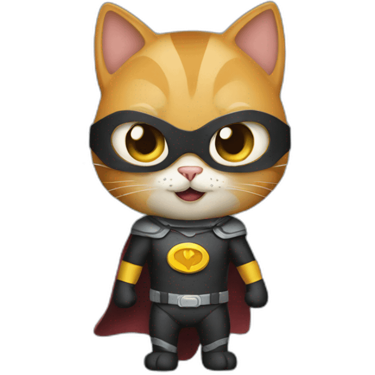 cat superhero emoji