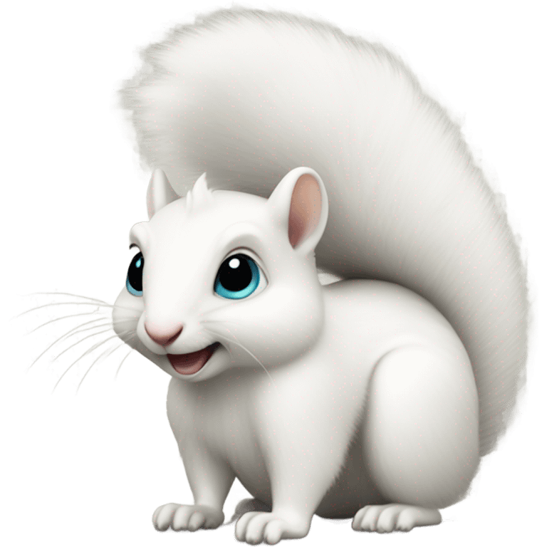 White squirrel  emoji