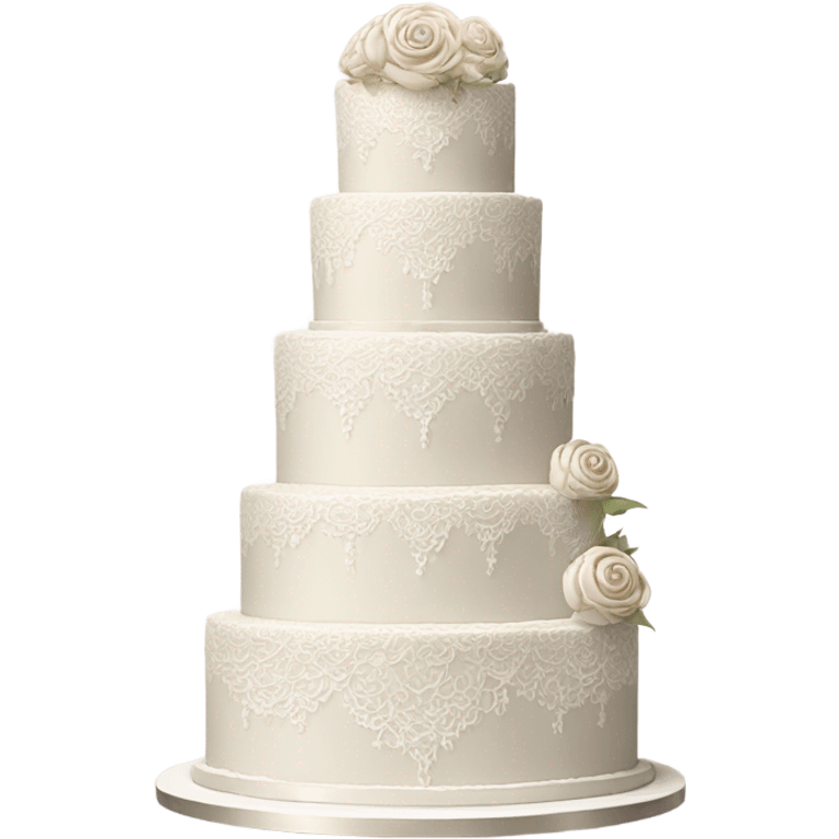 Wedding cake emoji