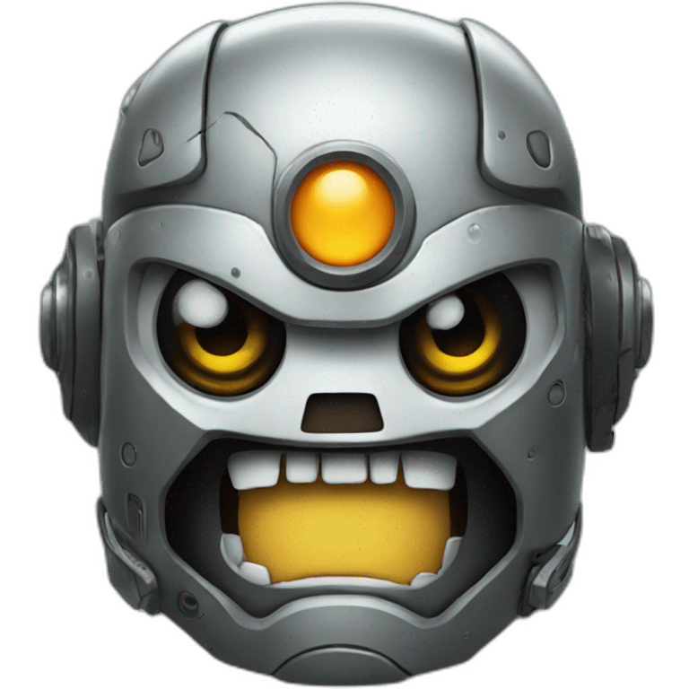 Angry robot emoji