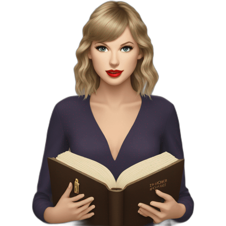 taylor swift holding the bible emoji