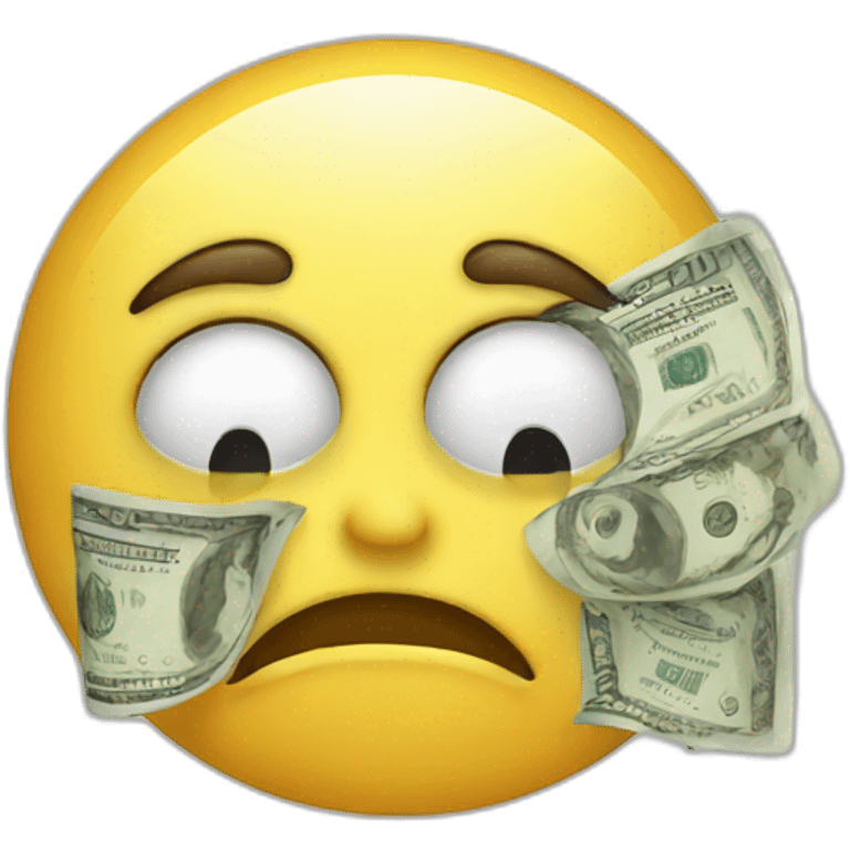 crying money emoji