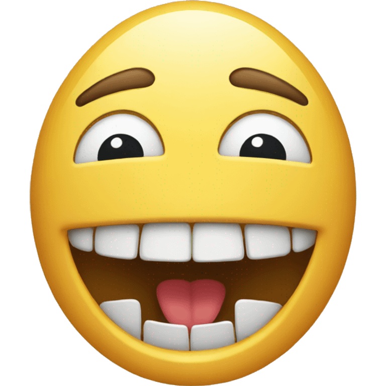 emoji with teeth emoji