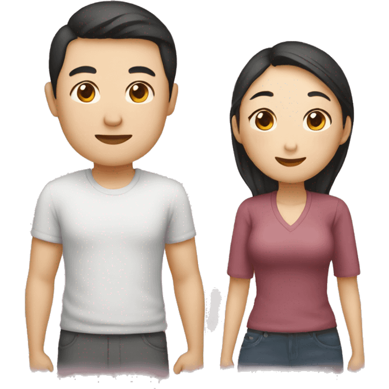 Couple,chinese  emoji