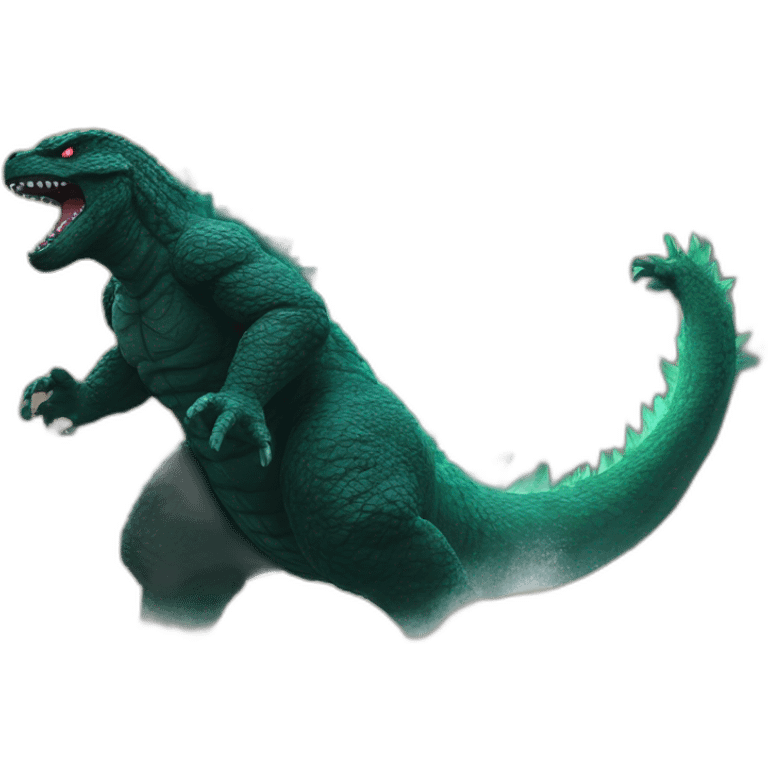 Godzilla attacking Tokyo emoji