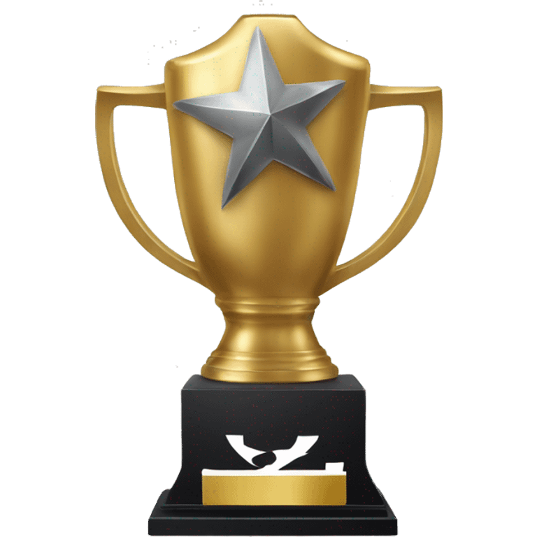 Fantasy football trophy with an asterisk next to it  emoji