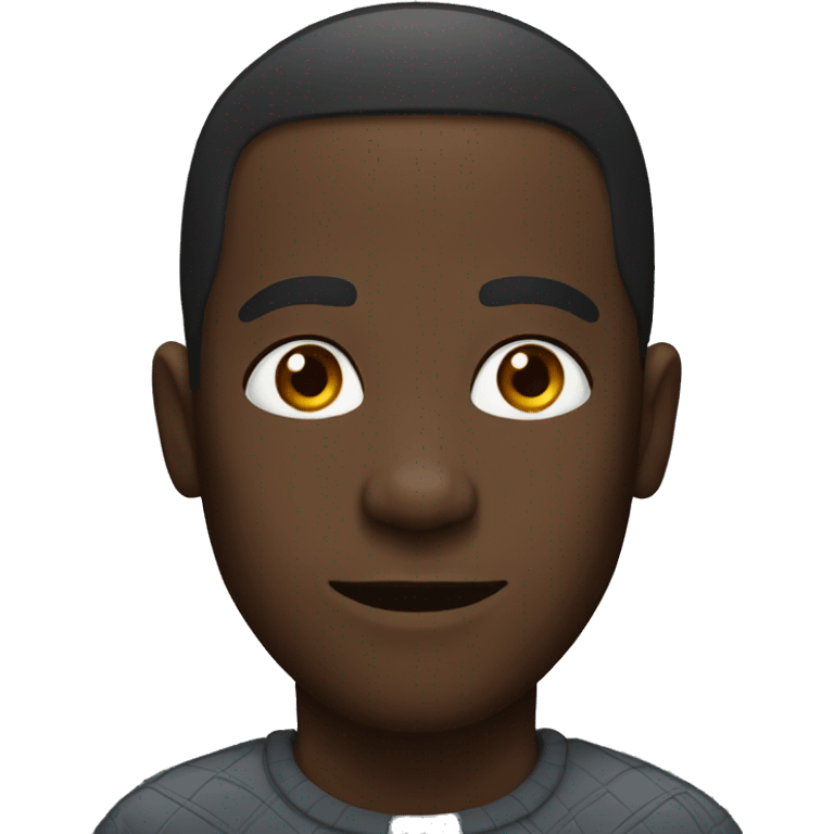 Black man emoji