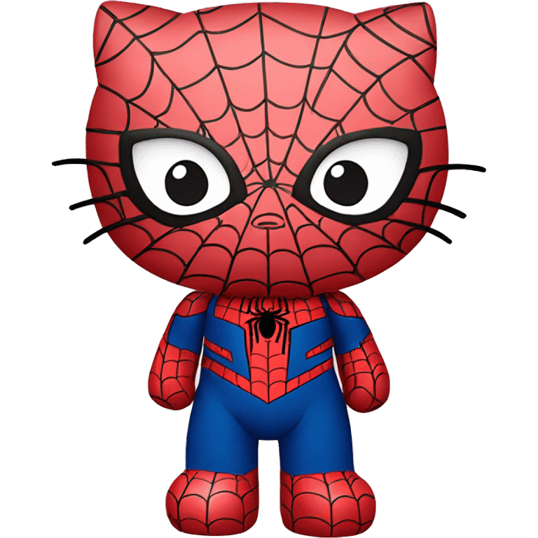 hello kitty spider-man  emoji