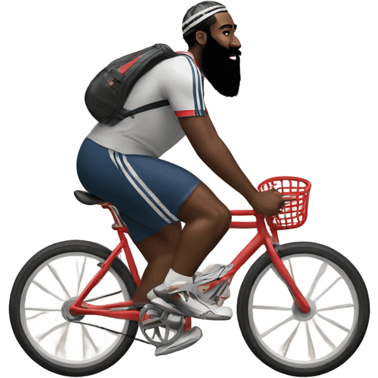 James Harden riding bicycles  emoji