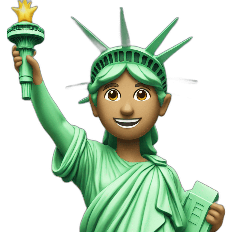 elf Statue of Liberty emoji