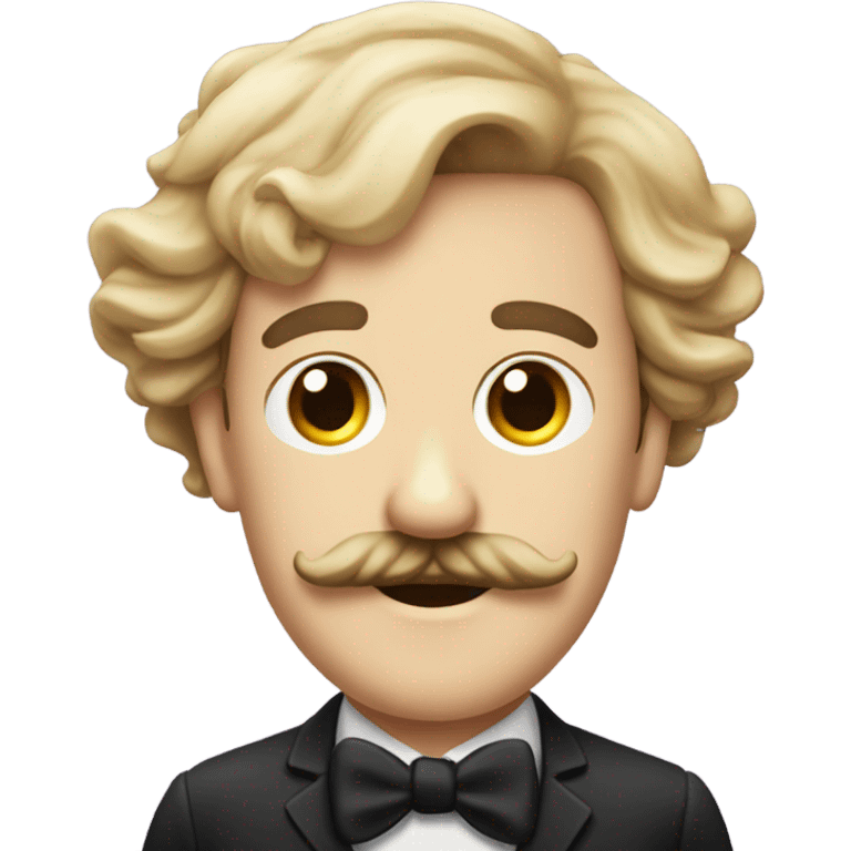 Man with Charley Chaplin moustache  emoji