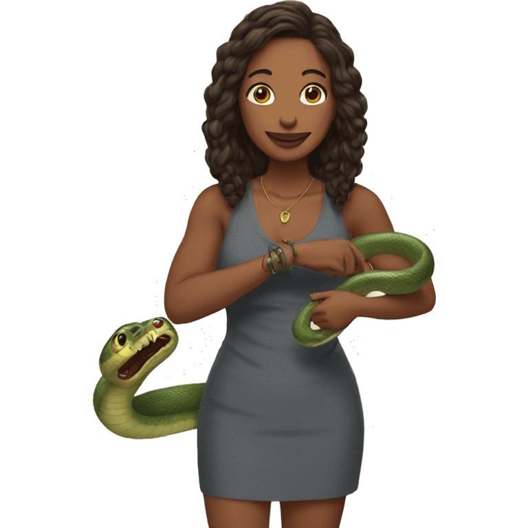 gayle with a snake emoji