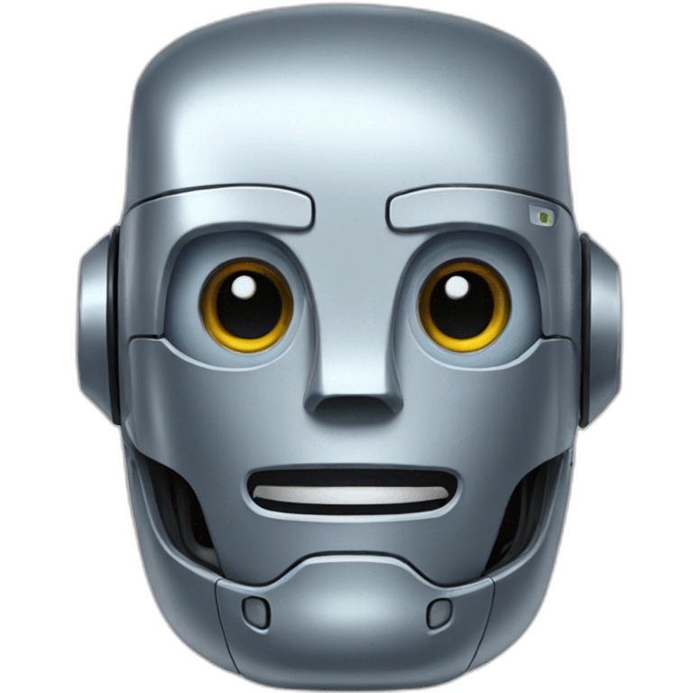 robot head emoji