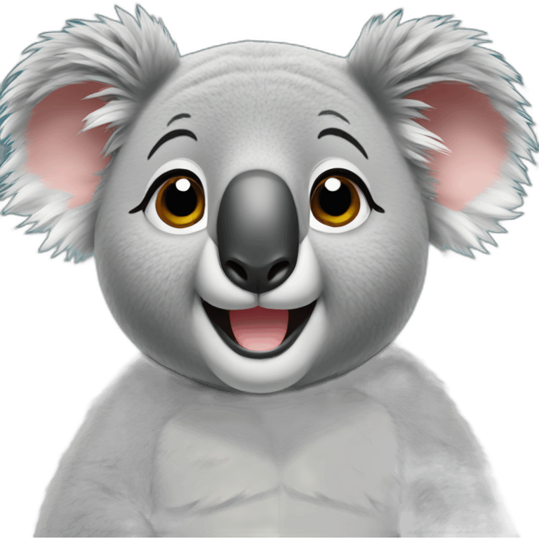 koala smile emoji