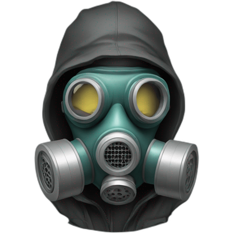 man in gas mask emoji