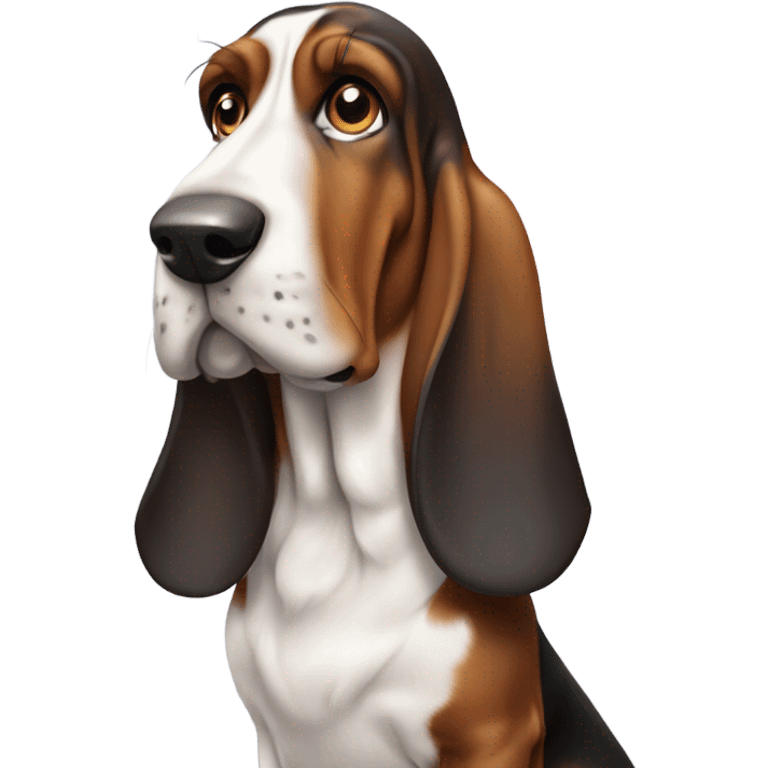 Basset hound dog emoji