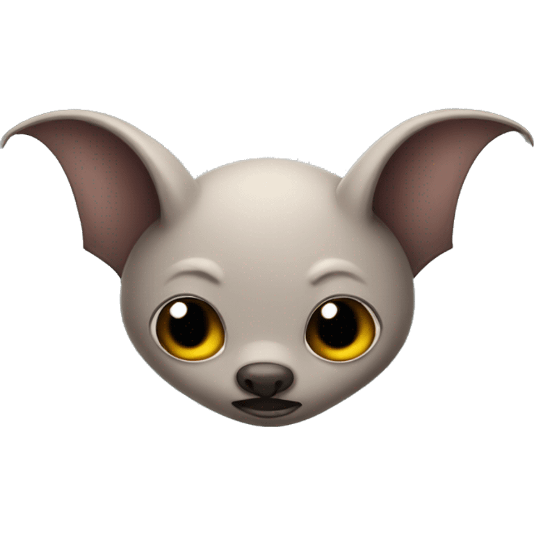 Bald bat emoji